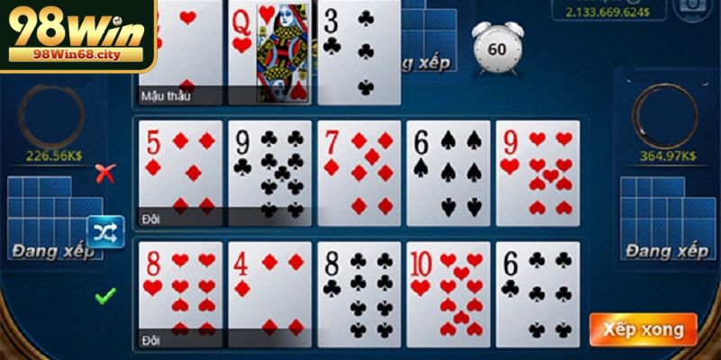 Sắp xếp bài theo chiến thuật cách tính hiệu quả 