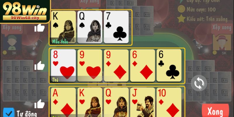 Giới thiệu trò chơi mậu binh phổ biến  