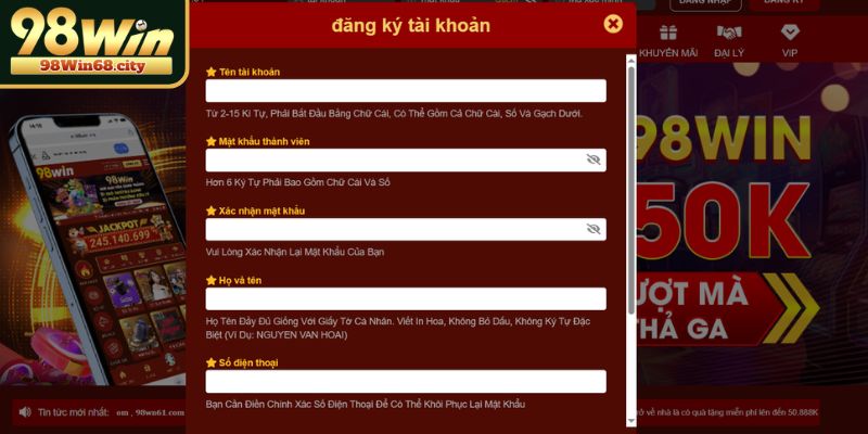 Các bước đăng ký chuẩn nhất cho người mới